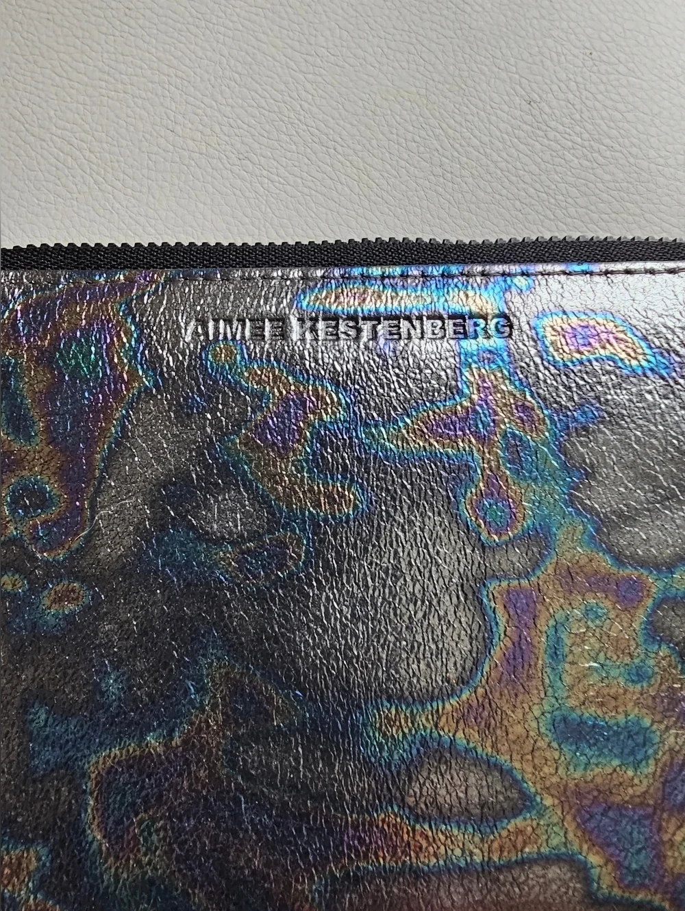 Anine Bing Iridescent Wristlet Clutch - Multicolor